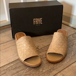 Frye heeled sandals size 9